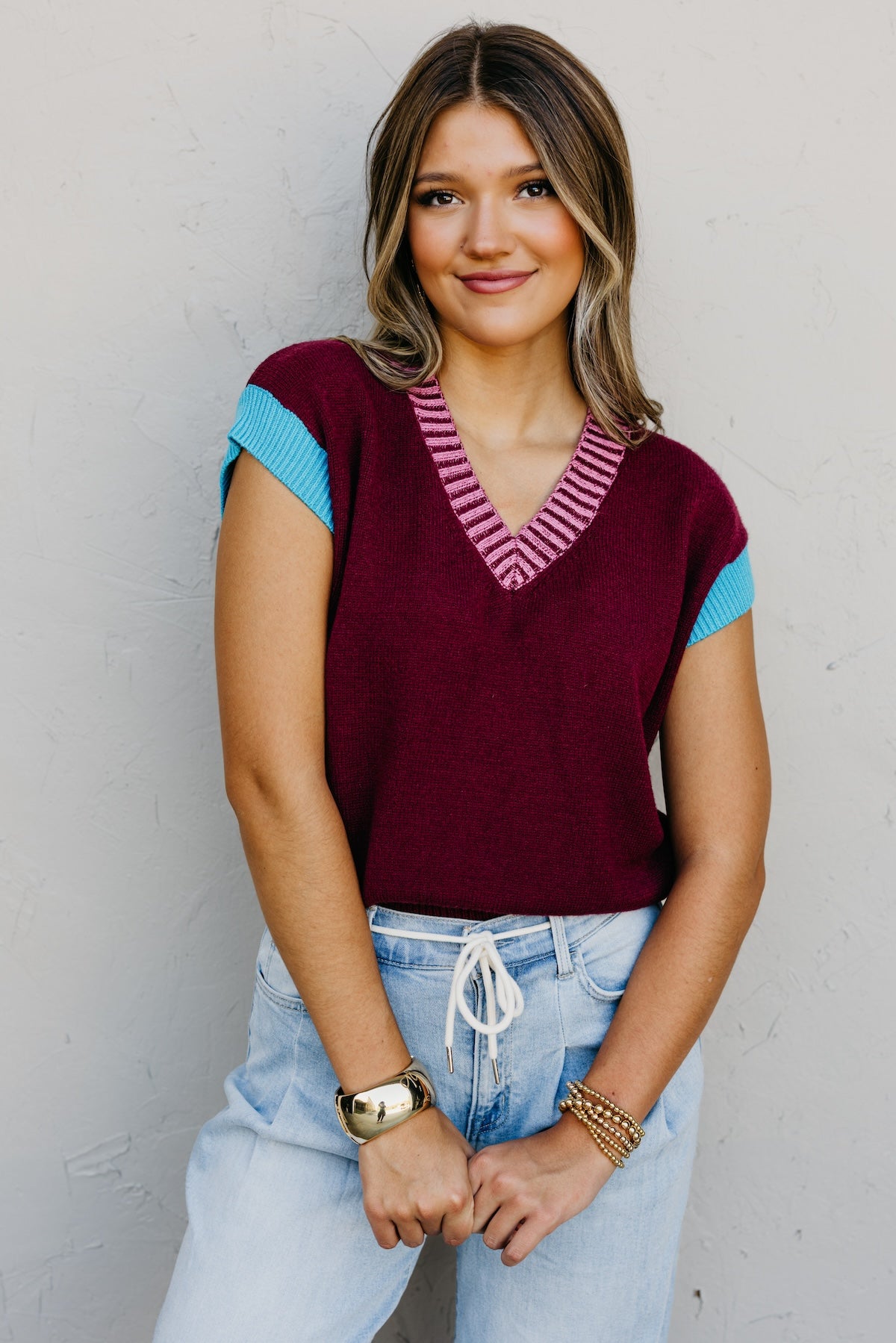 The Elsie Sleeveless Sweater