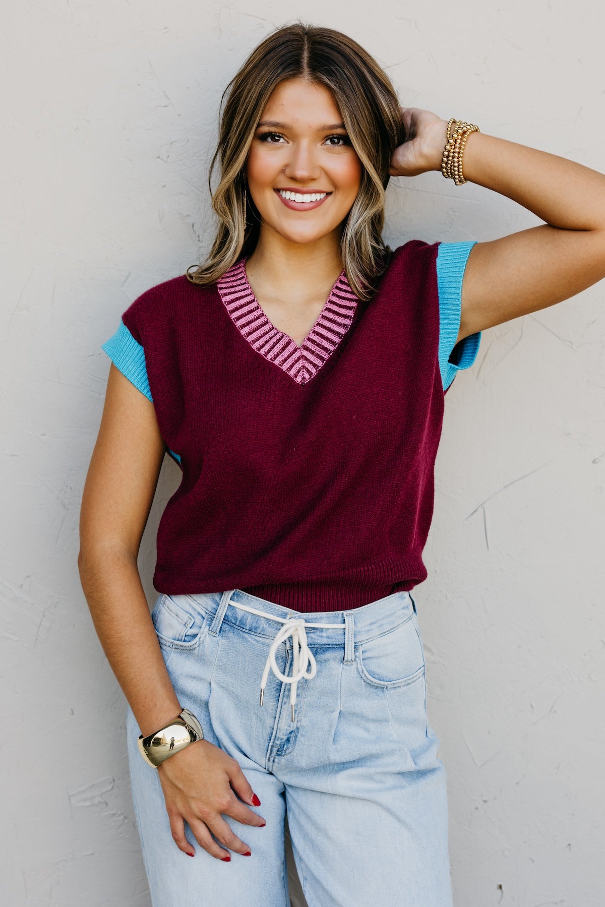 The Elsie Sleeveless Sweater