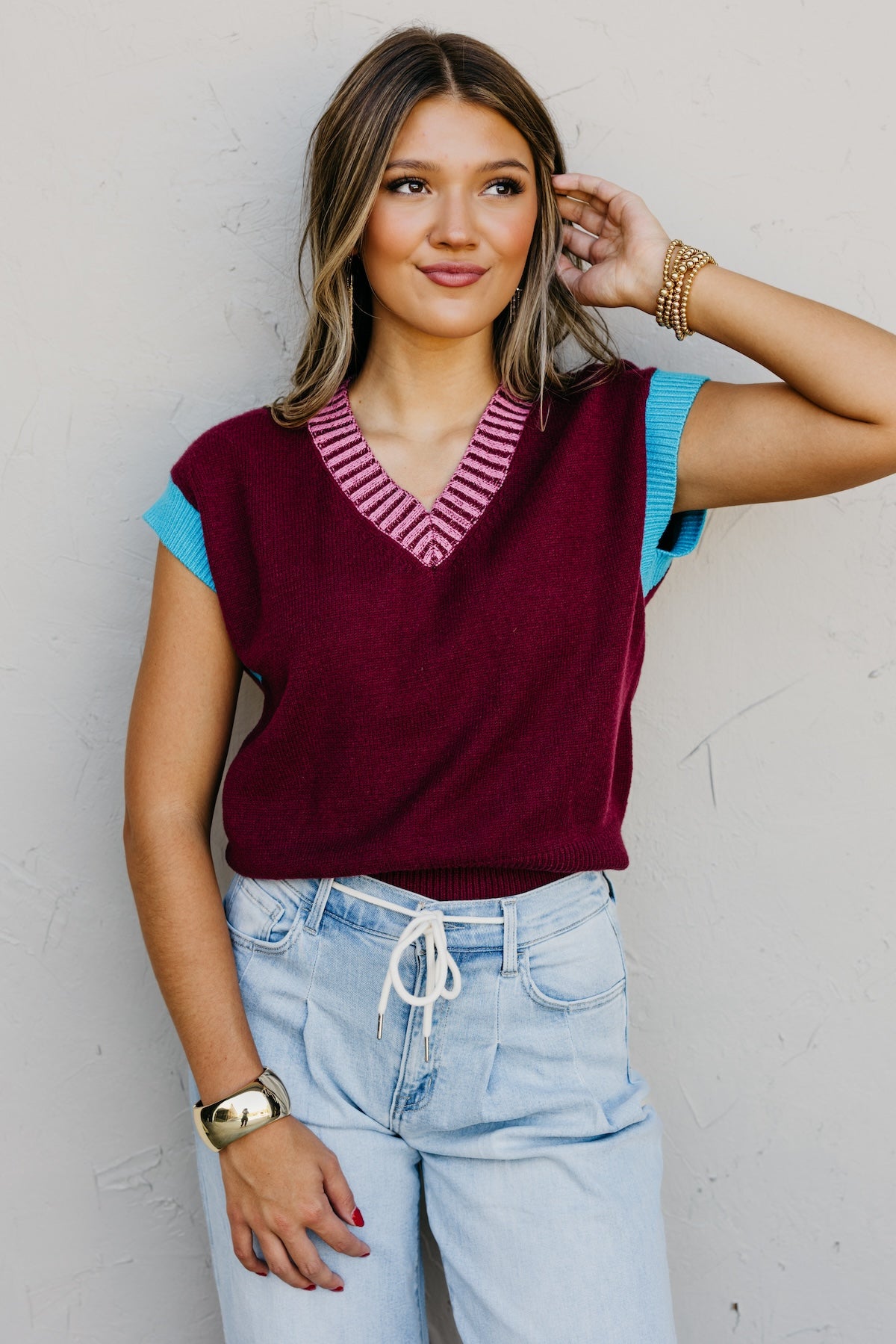 The Elsie Sleeveless Sweater
