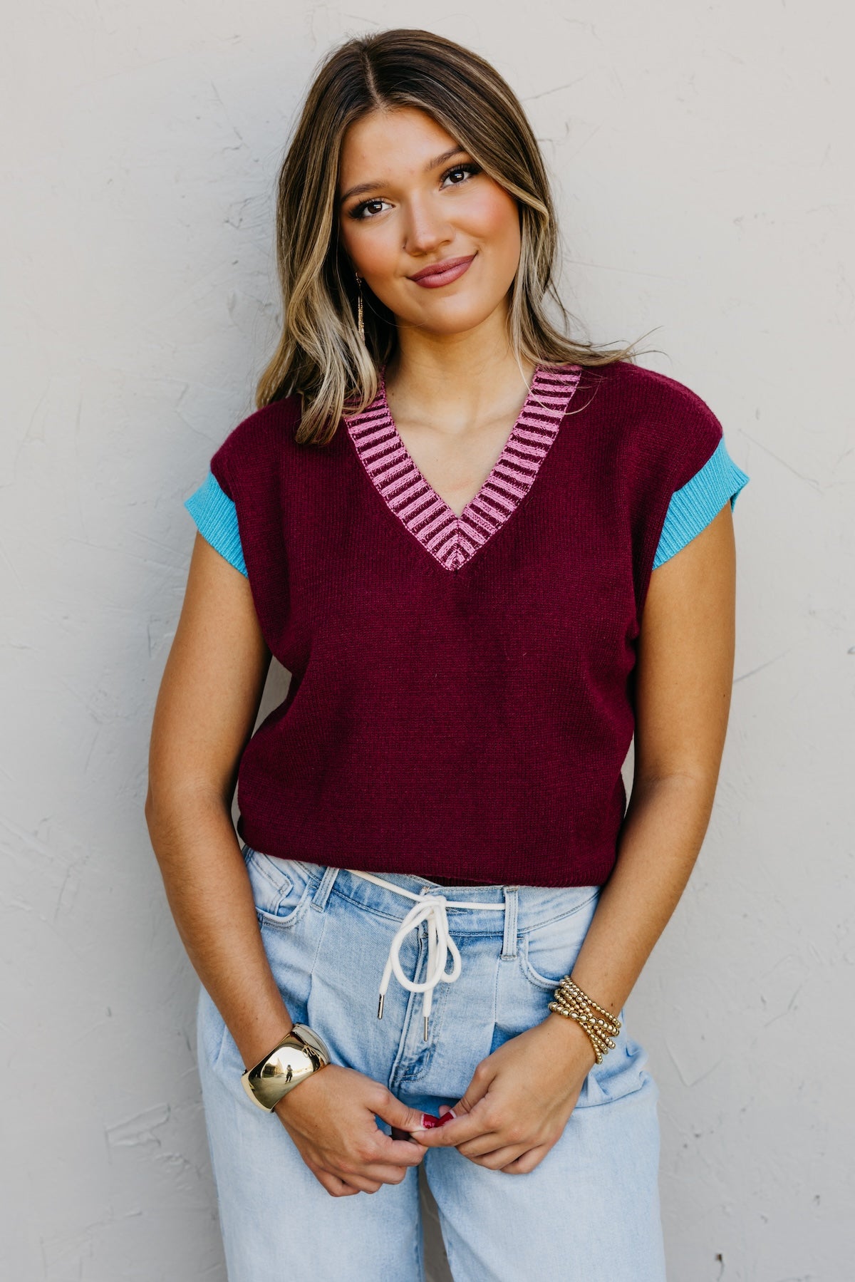 The Elsie Sleeveless Sweater