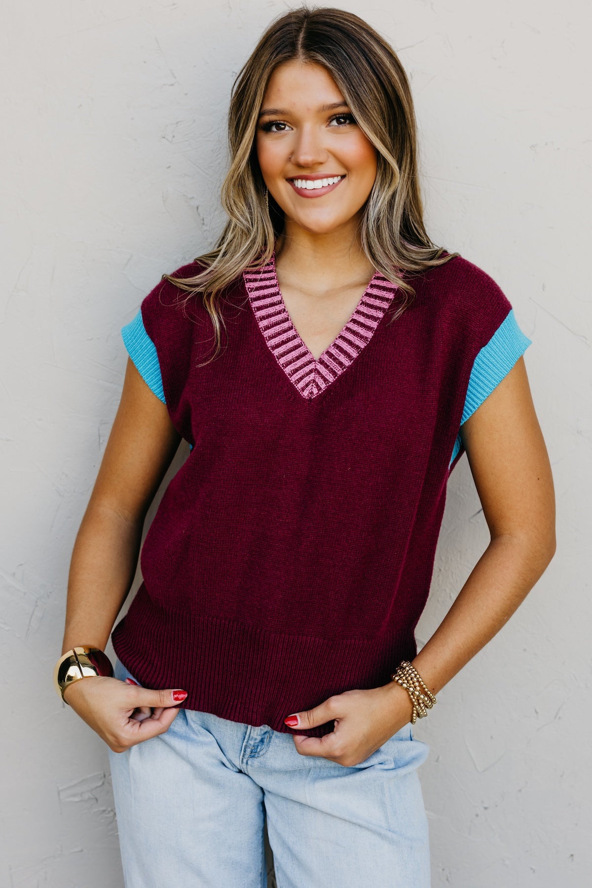 The Elsie Sleeveless Sweater