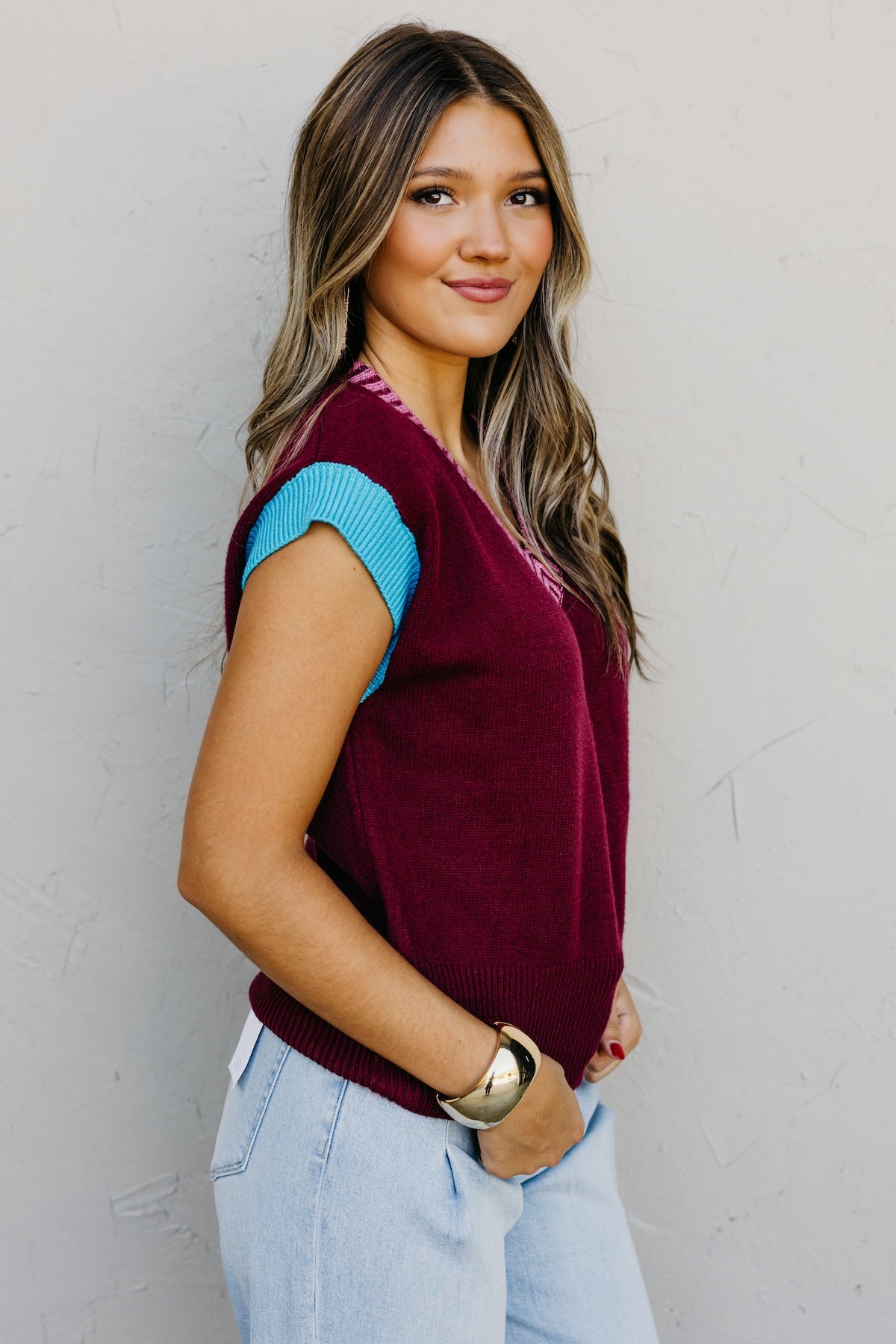 The Elsie Sleeveless Sweater