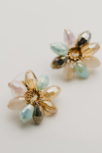 The Everly Mini Gemstone Flower Earring