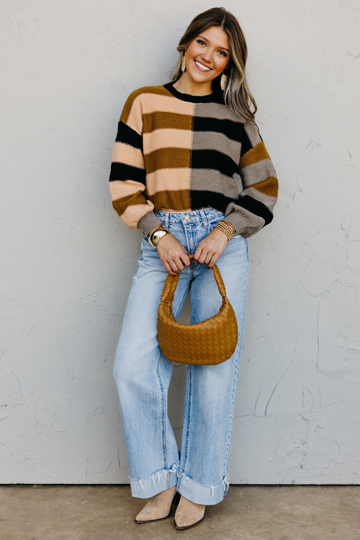 The Atlas Half Block Sweater