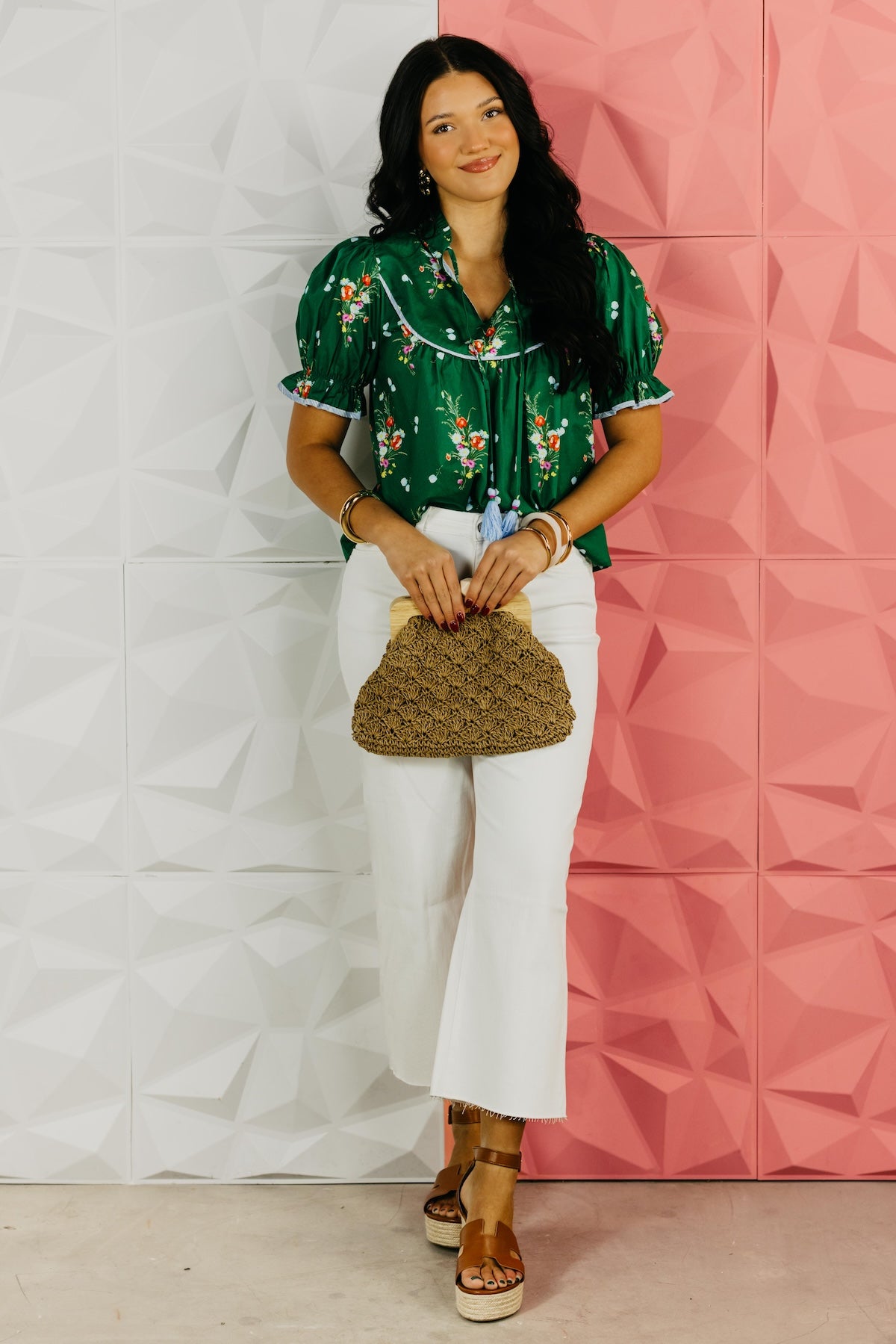 The Hannah Peasant Tie Top