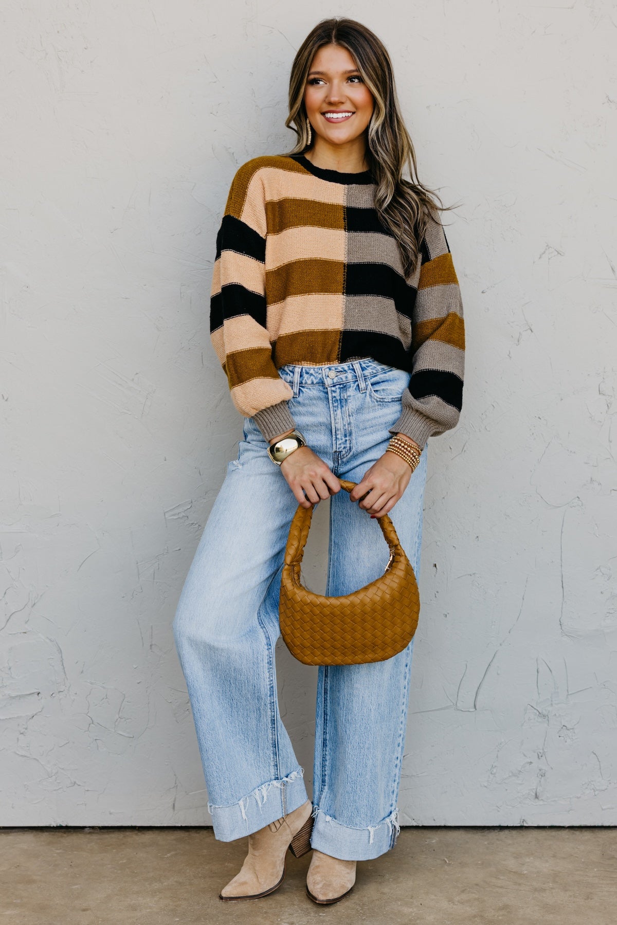 The Atlas Half Block Sweater