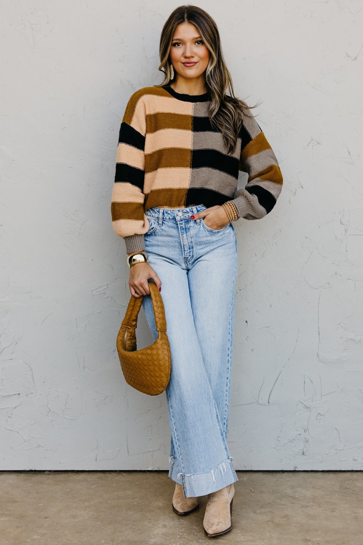 The Atlas Half Block Sweater
