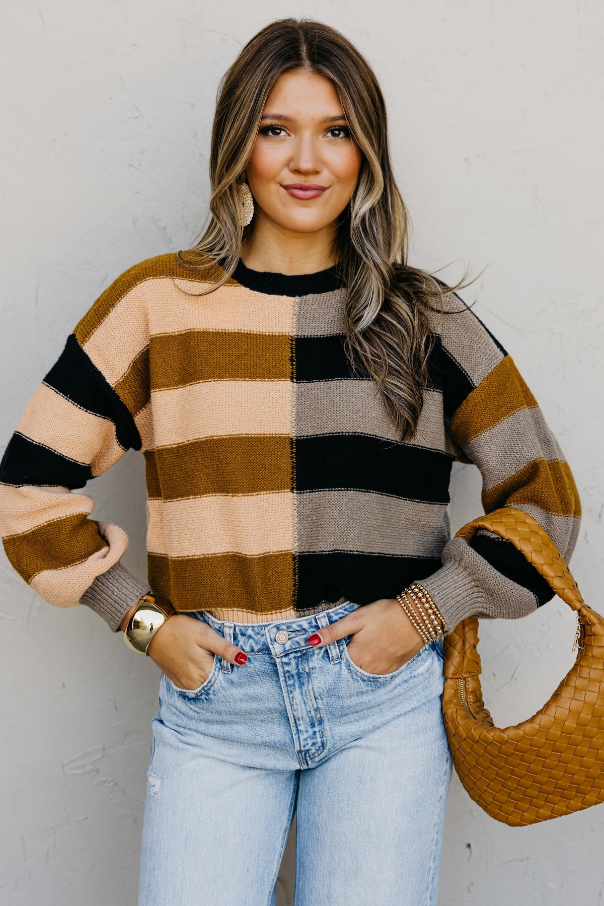 The Atlas Half Block Sweater