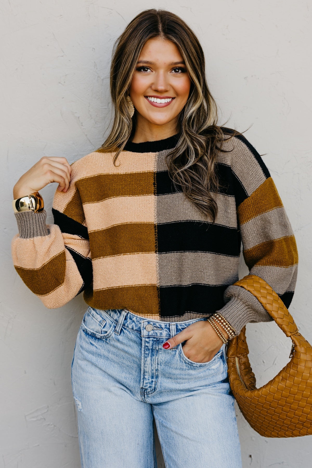 The Atlas Half Block Sweater