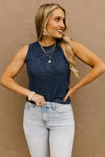 The Simone Sleeveless Knit Tank