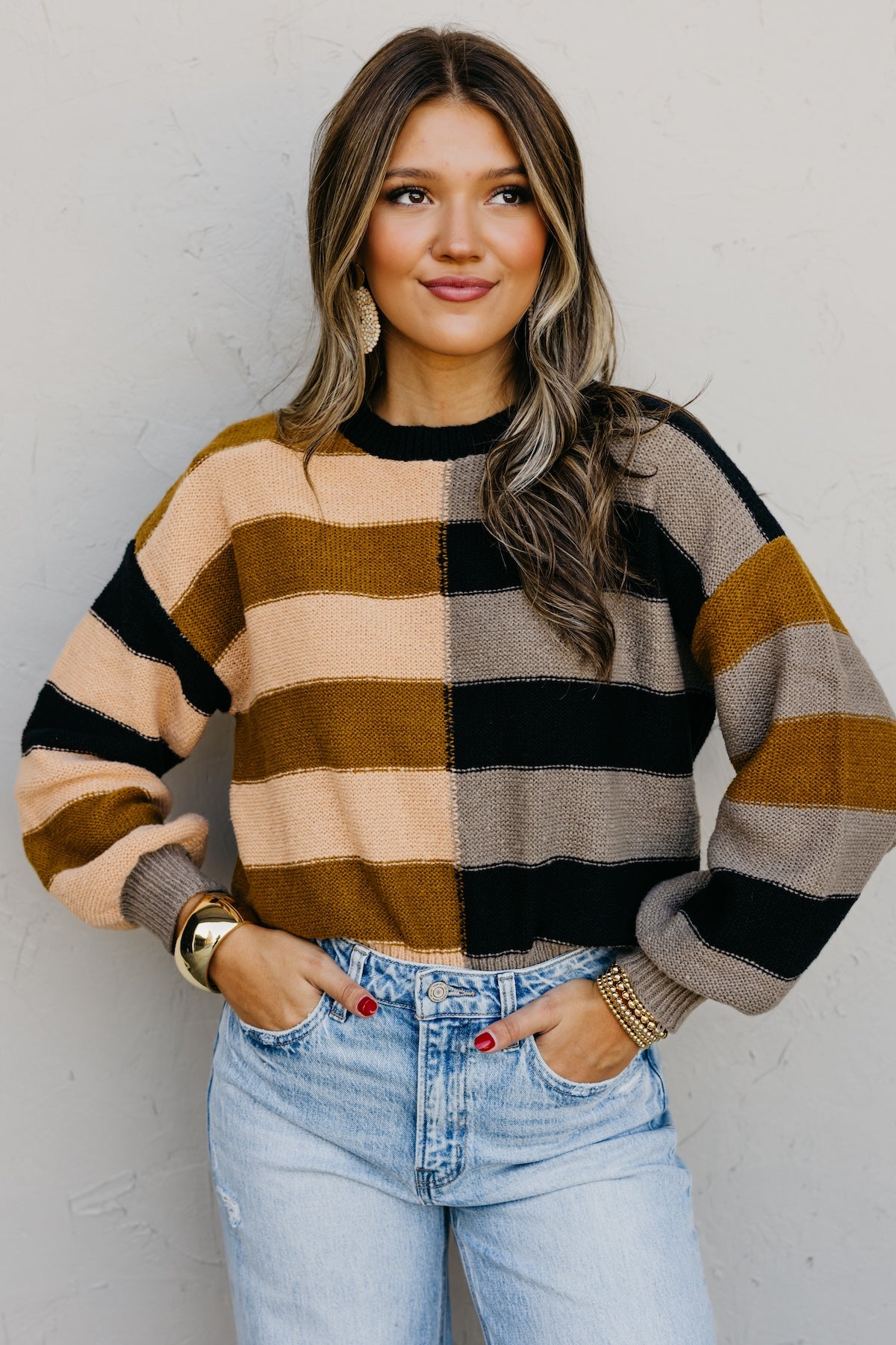 The Atlas Half Block Sweater
