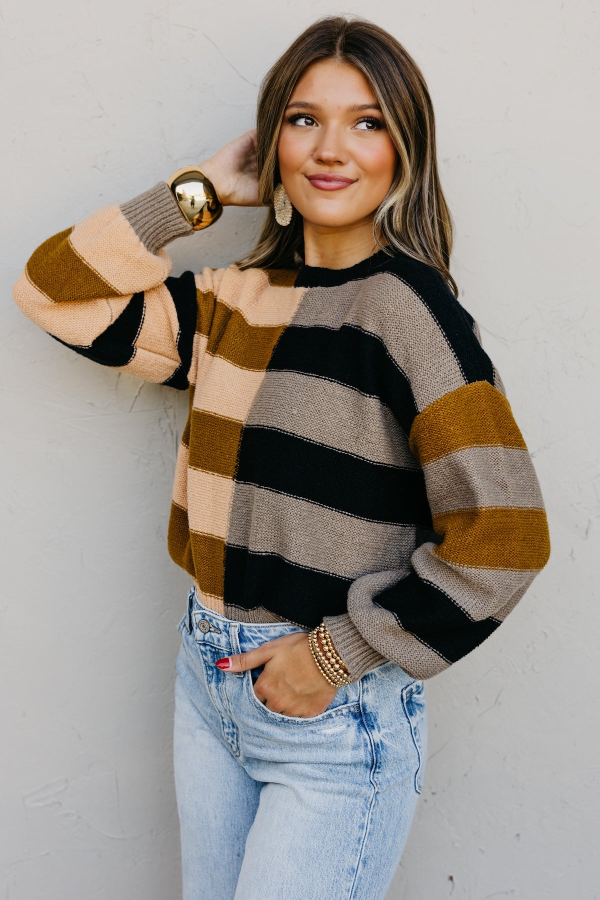 The Atlas Half Block Sweater