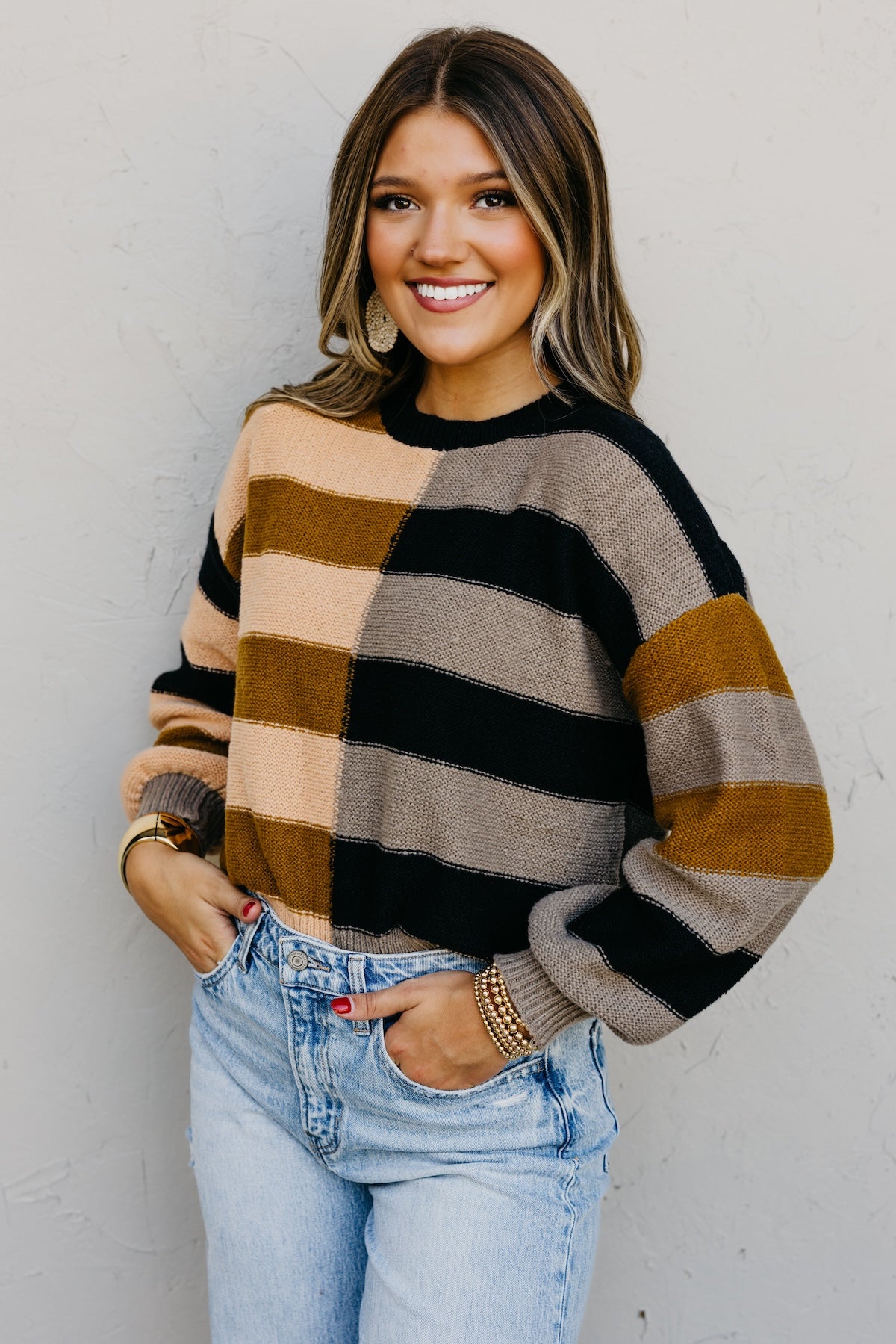 The Atlas Half Block Sweater