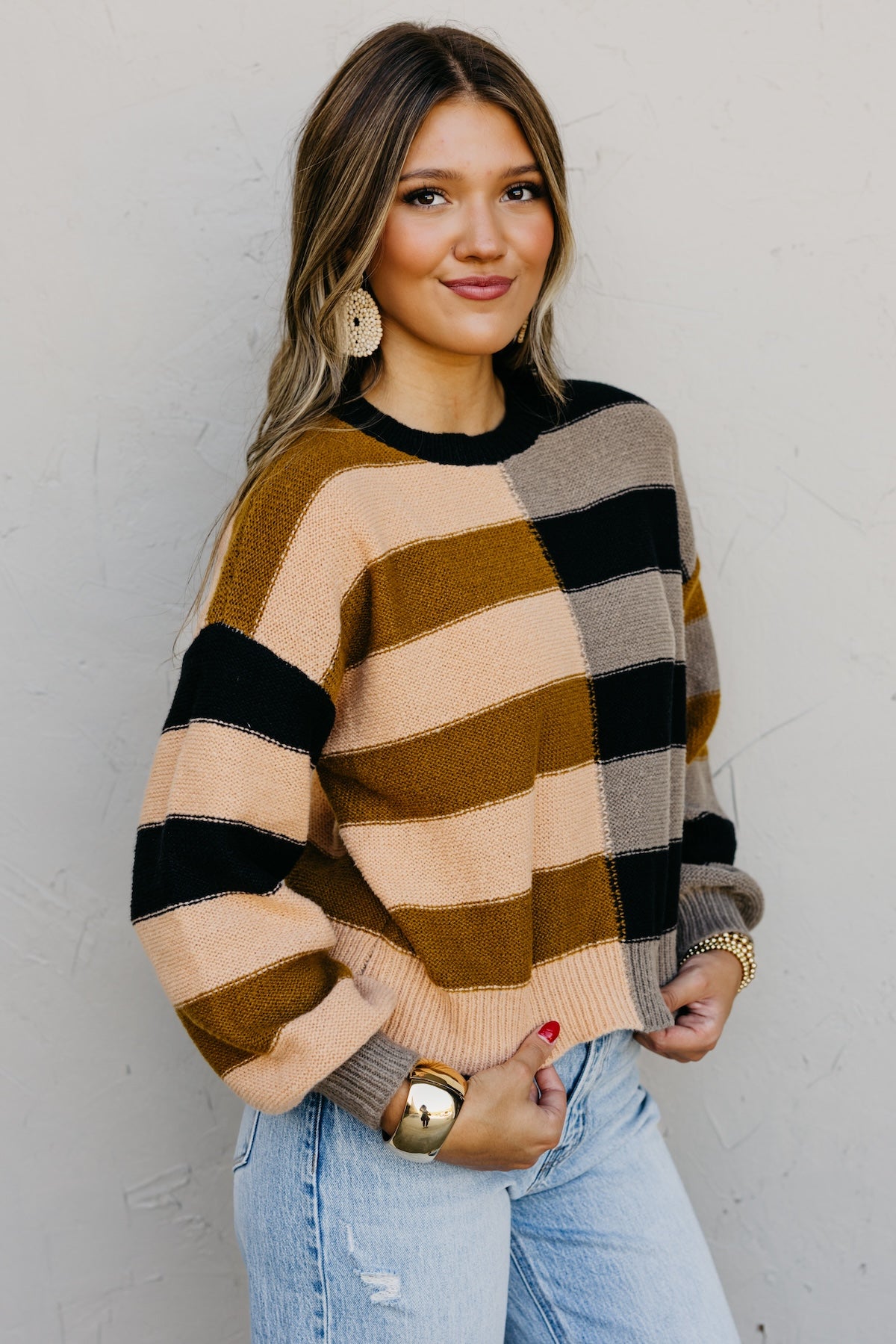 The Atlas Half Block Sweater