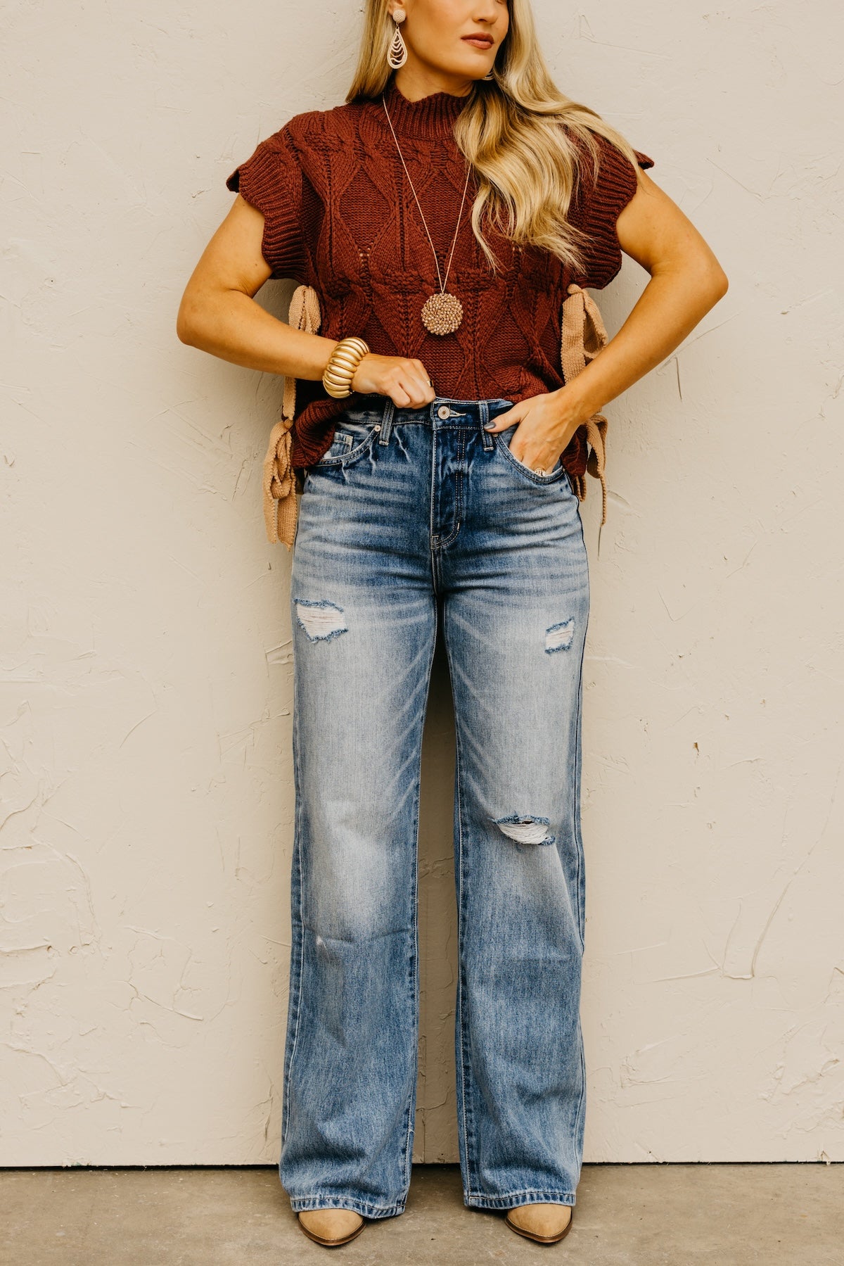 Kan Can Denim | High Rise 90's Flare Jeans - KC7373MV2