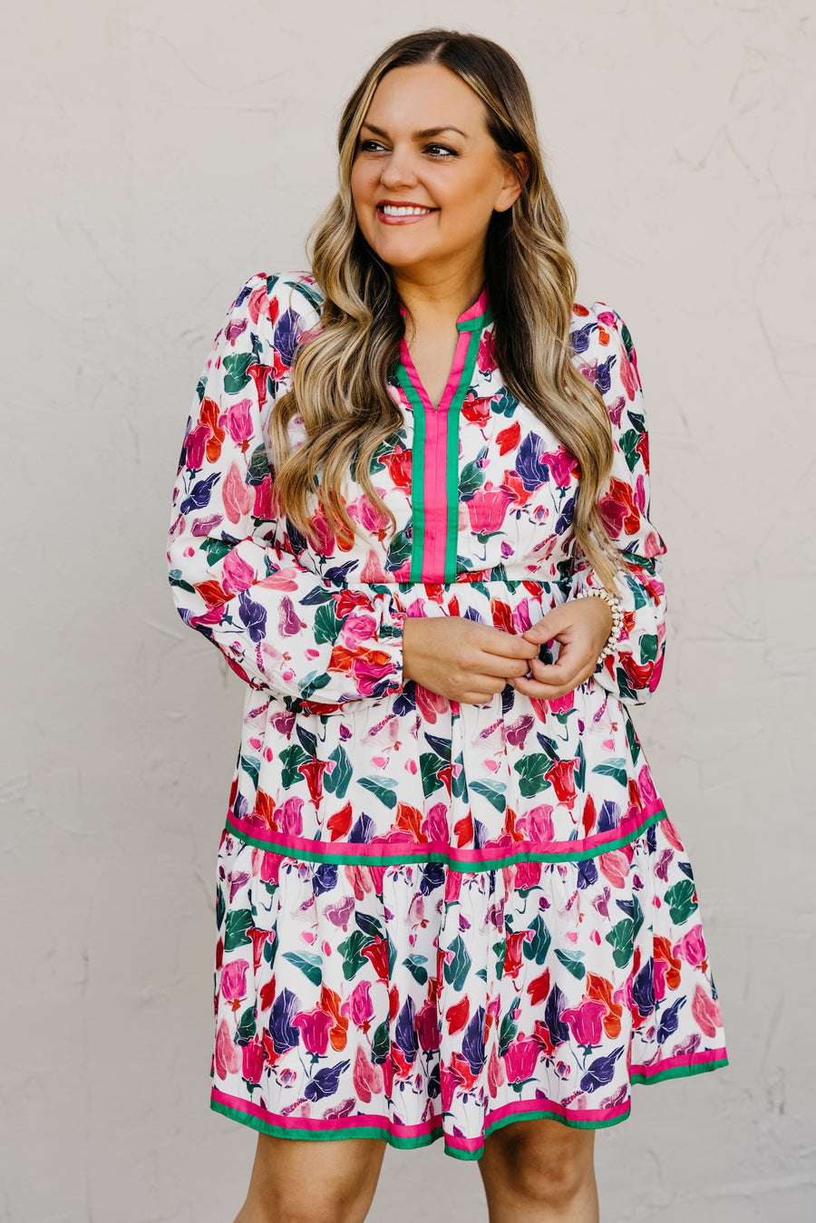 The Kyra Floral Woven Mini Dress