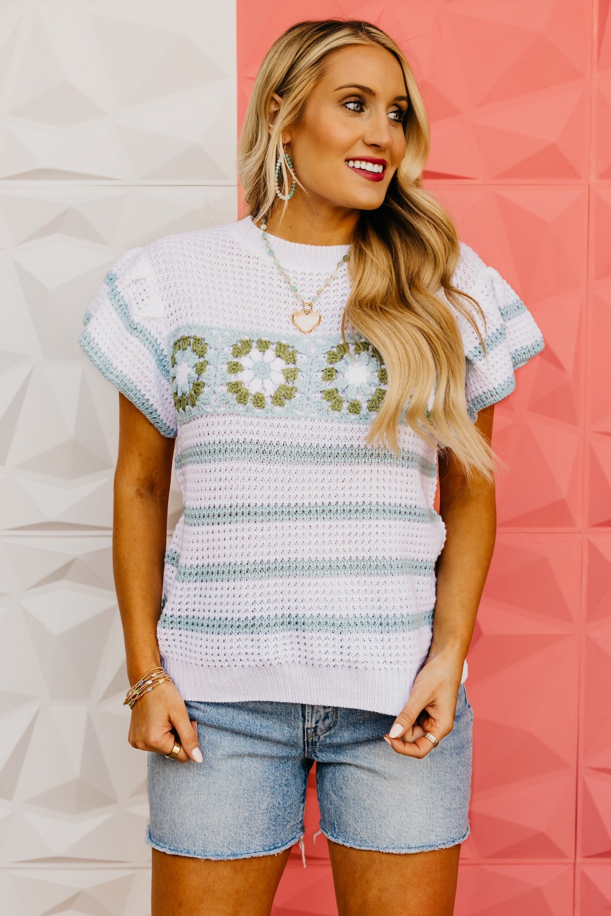The Elliana Ruffle Sleeve Sweater Top