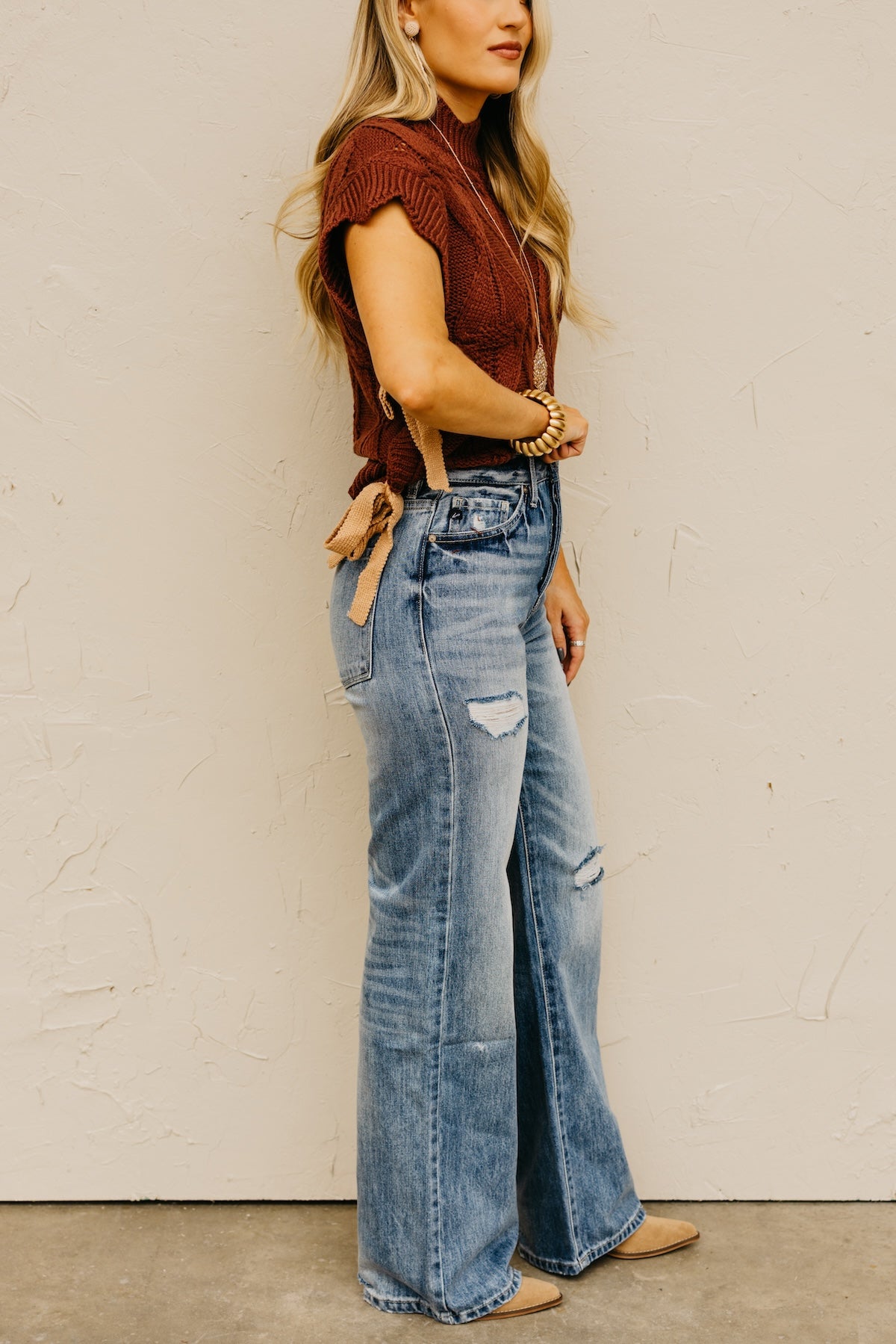 Kan Can Denim | High Rise 90's Flare Jeans - KC7373MV2