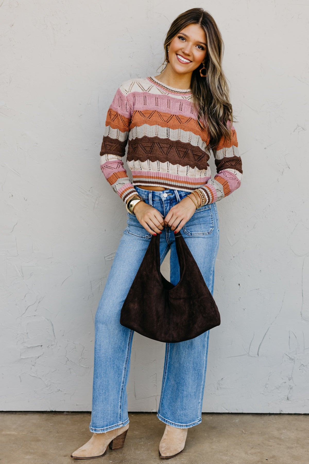 The Nova Wavy Striped Sweater