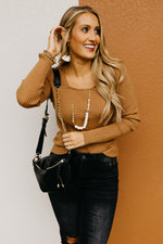 The JoyAnna Square Neck Sweater Top