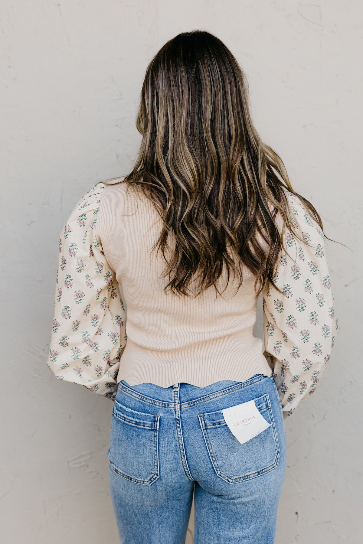 The Rory Scalloped Floral Sweater