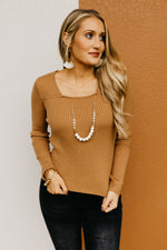 The JoyAnna Square Neck Sweater Top