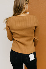 The JoyAnna Square Neck Sweater Top