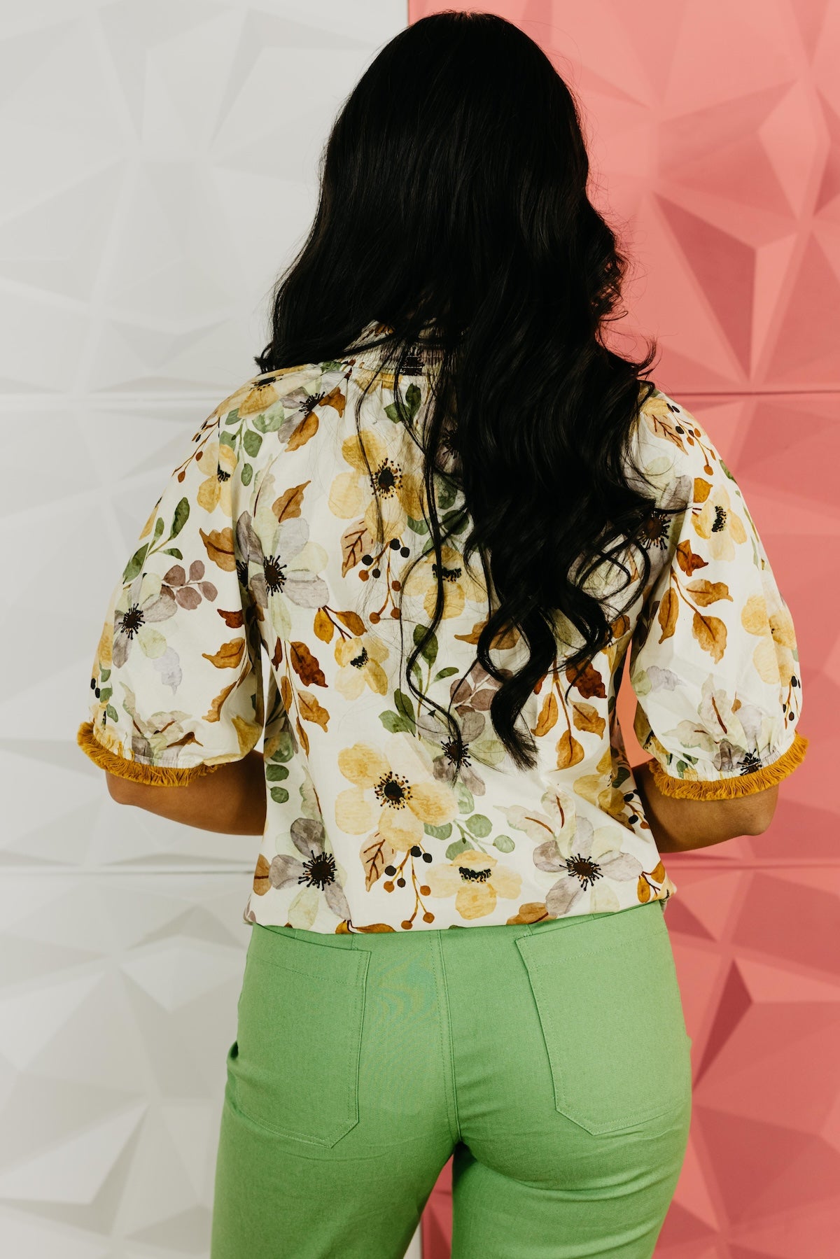 The Crystal Floral Print Top
