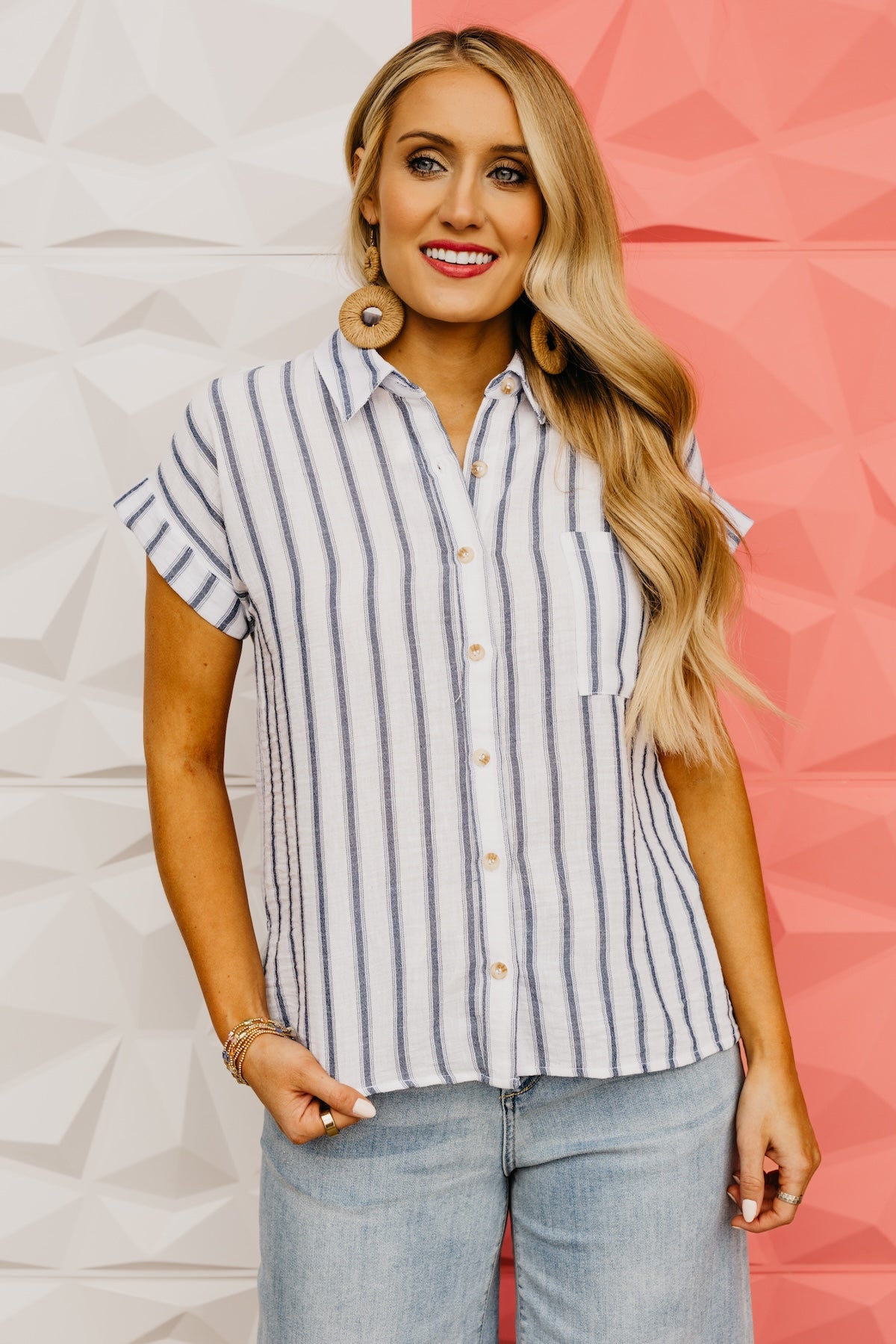 The Brianna Cuff Sleeve Shirt
