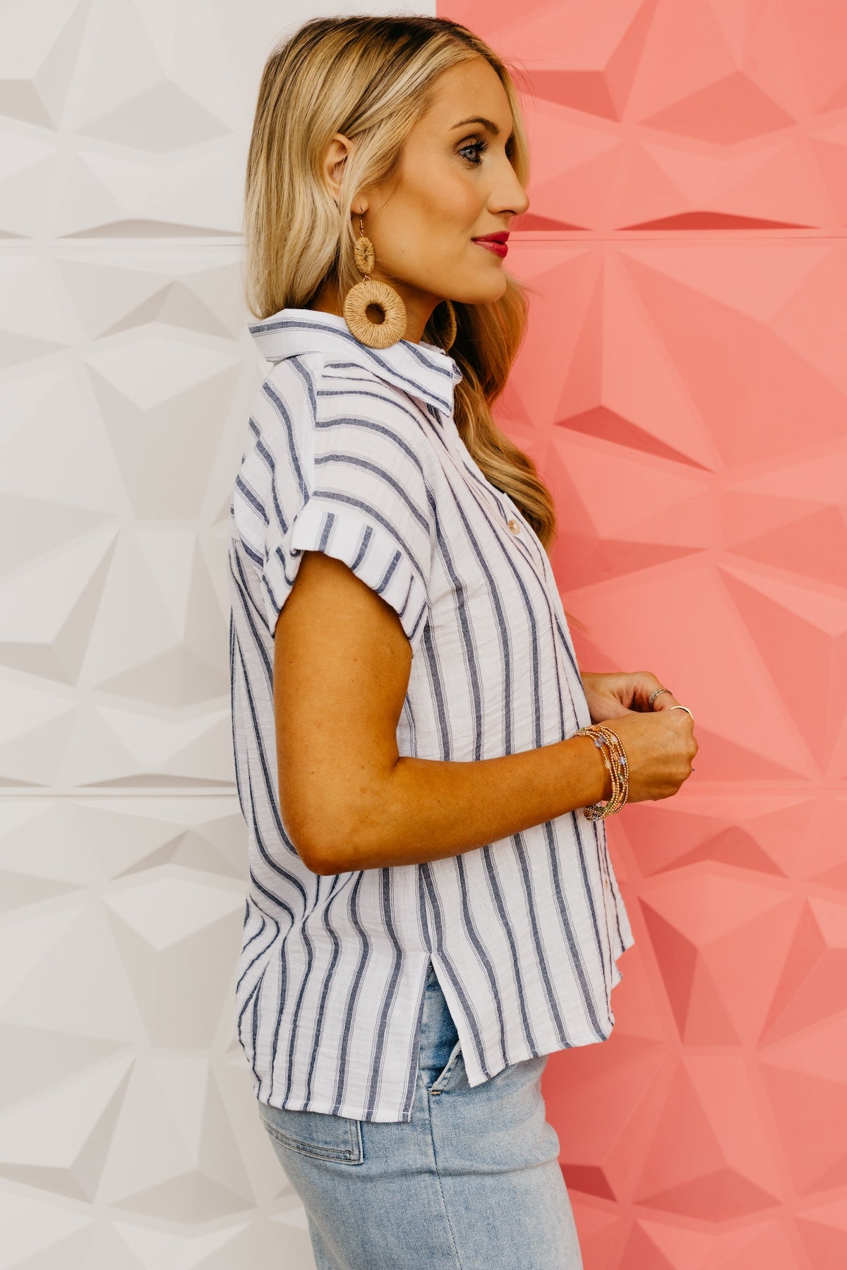 The Brianna Cuff Sleeve Shirt