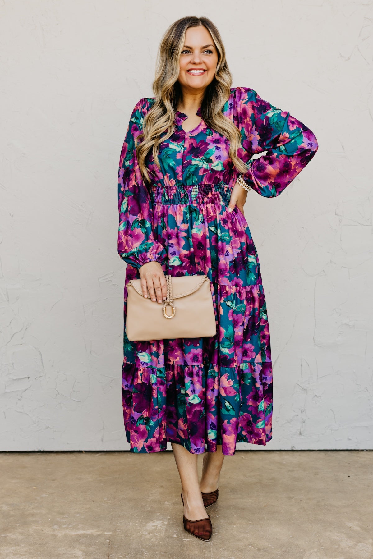 The Mistie Tiered Midi Dress