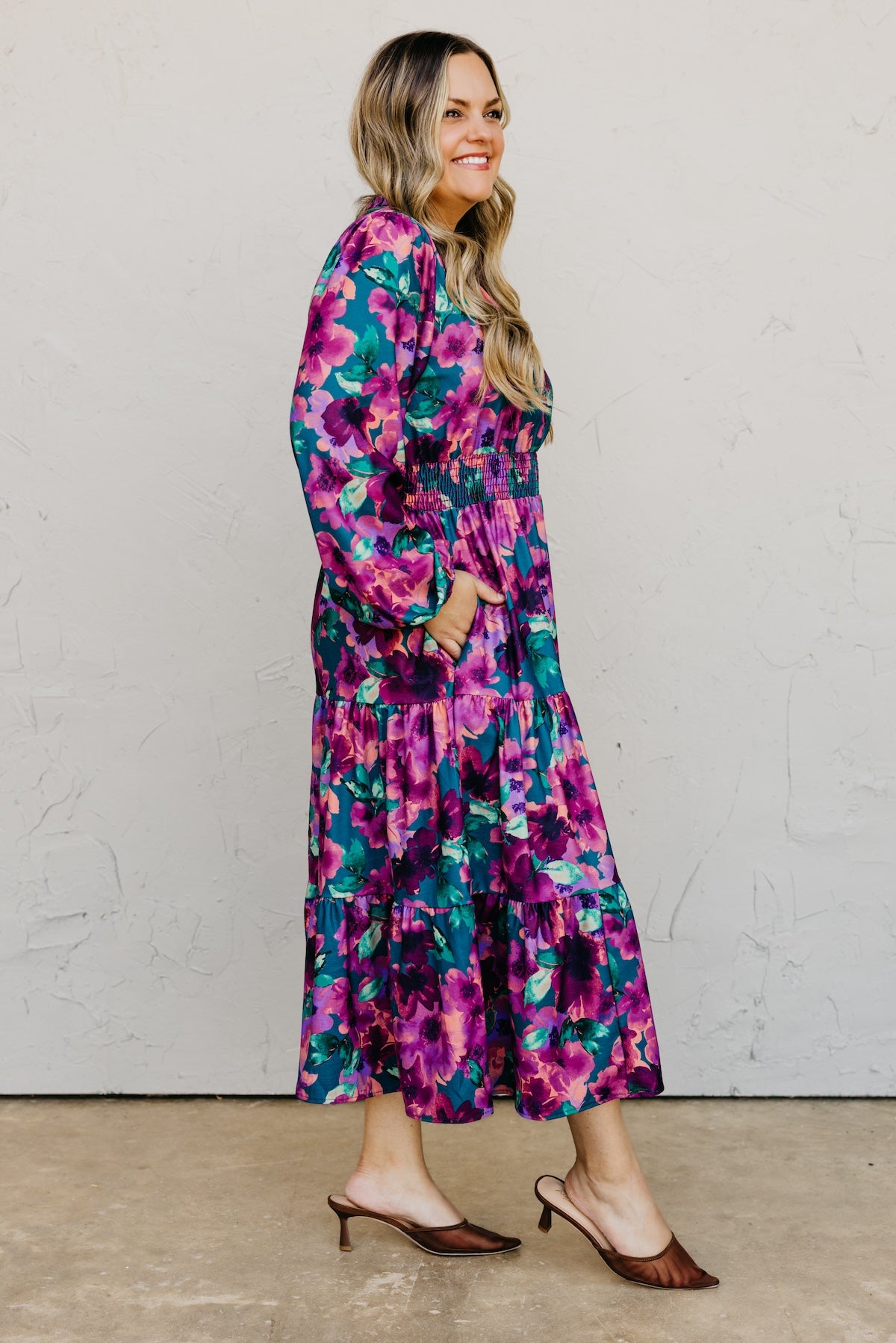 The Mistie Tiered Midi Dress