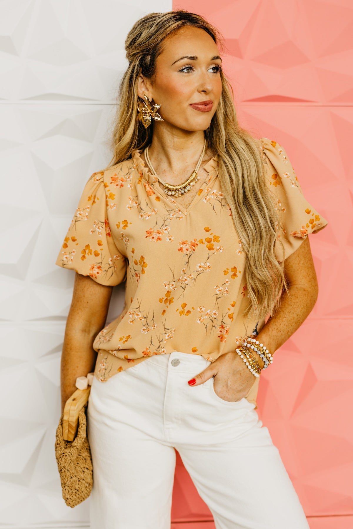 The Gratsgie Floral Blouse