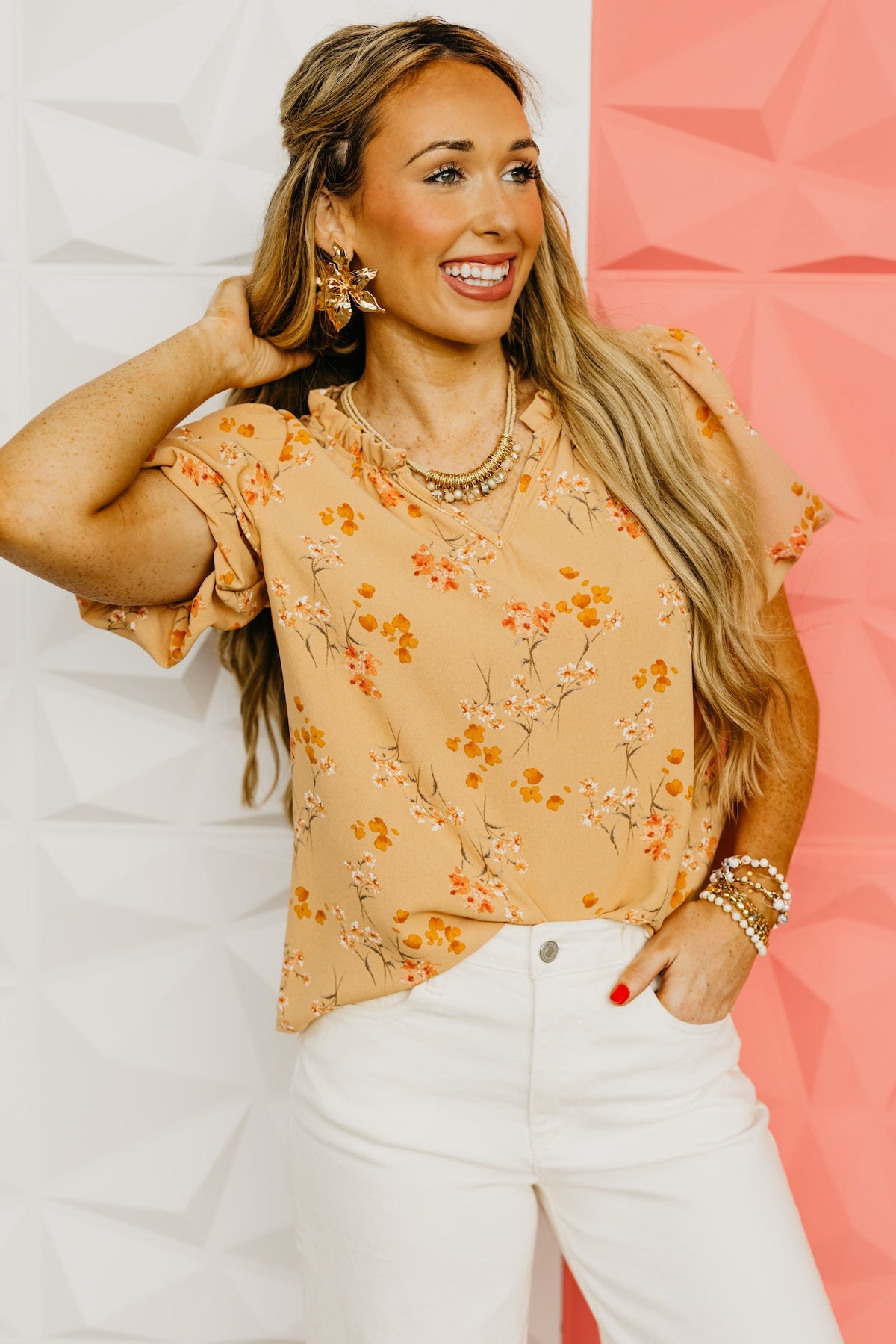 The Gratsgie Floral Blouse