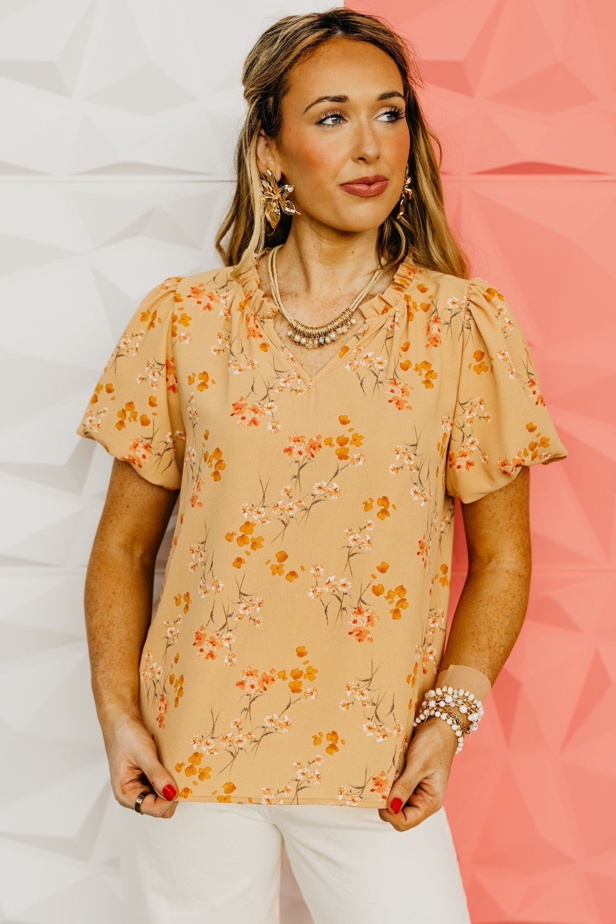 The Gratsgie Floral Blouse