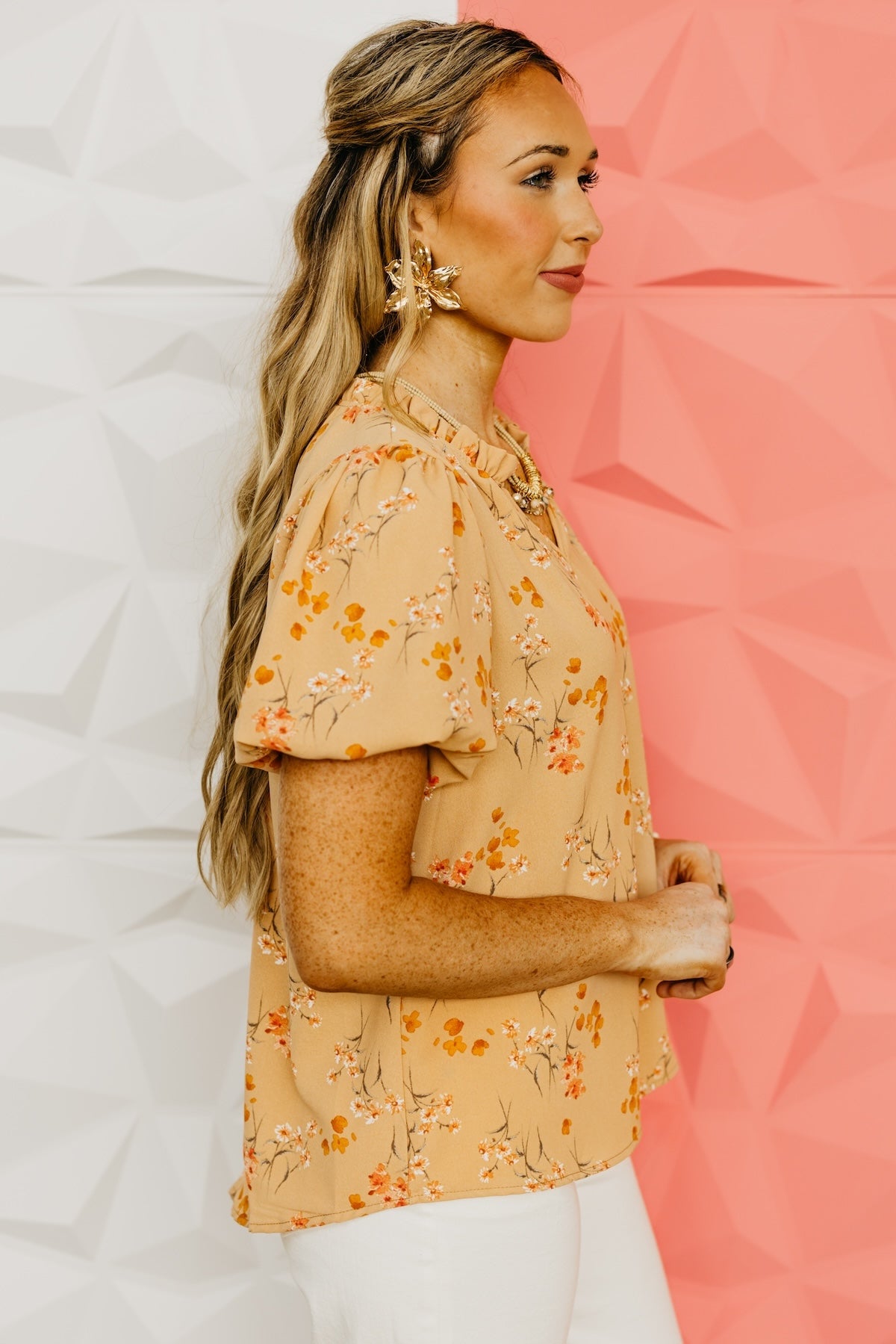 The Gratsgie Floral Blouse