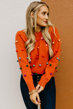 The Analia Gumdrop Pom Sweater