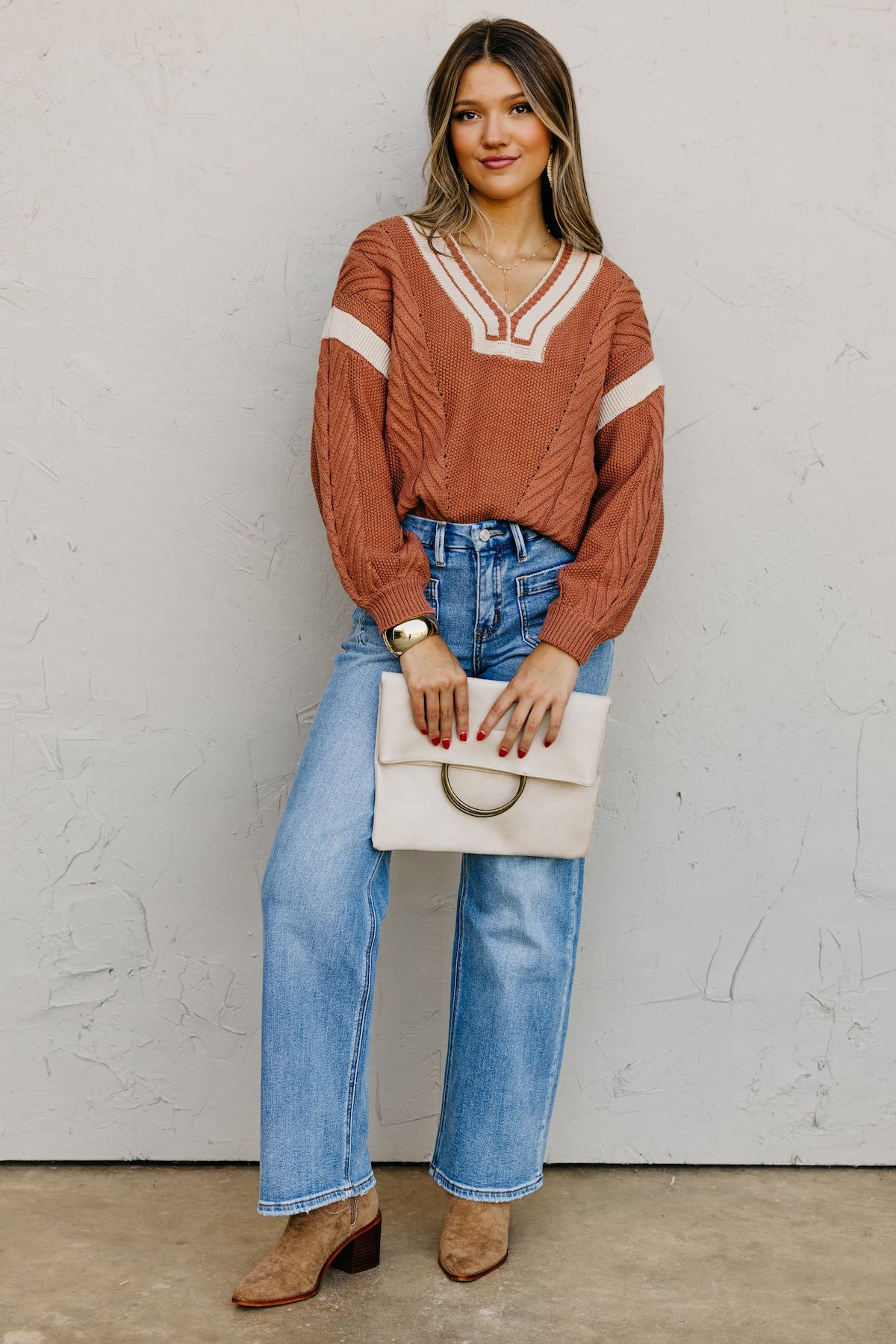 The Simone Cable Pullover Sweater