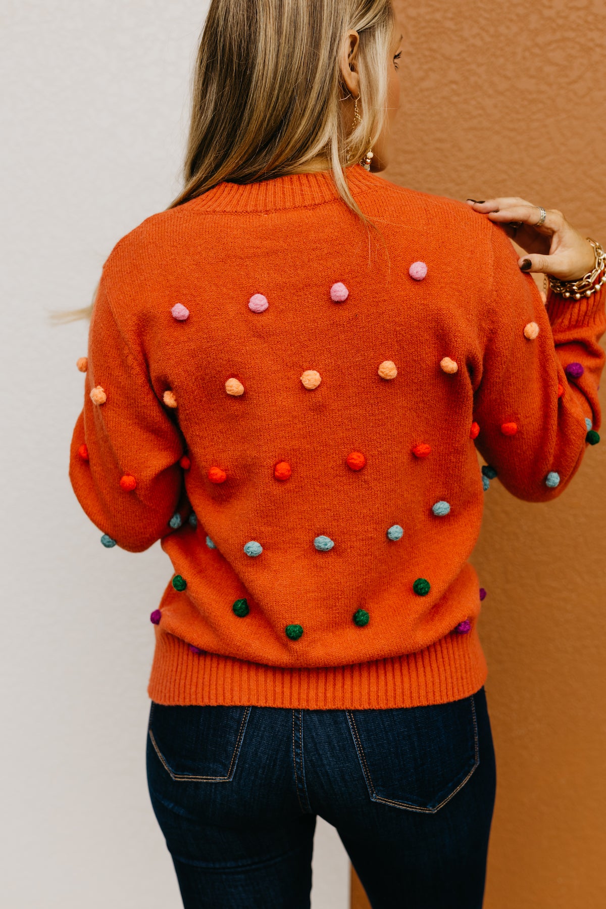 The Analia Gumdrop Pom Sweater  - FINAL SALE