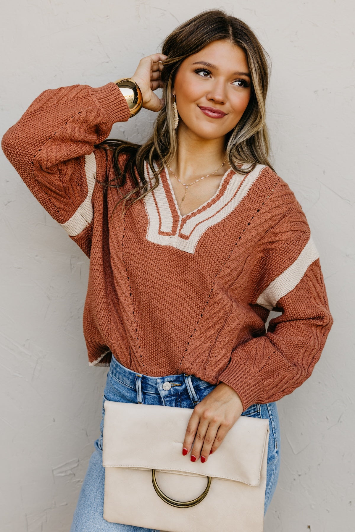 The Simone Cable Pullover Sweater