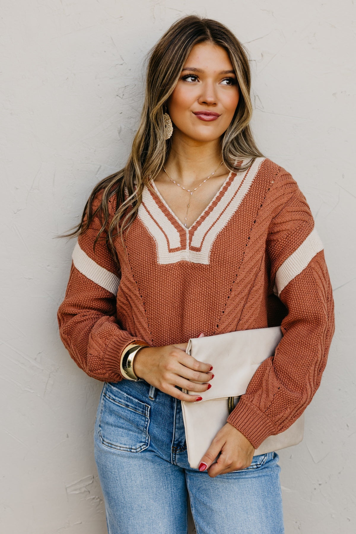 The Simone Cable Pullover Sweater