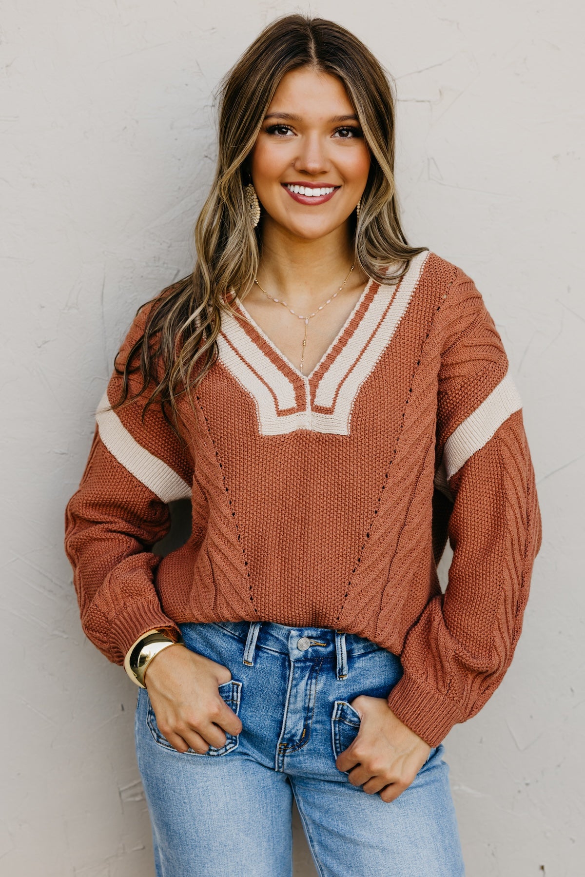 The Simone Cable Pullover Sweater
