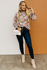The Feasby Watercolor Floral Blouse