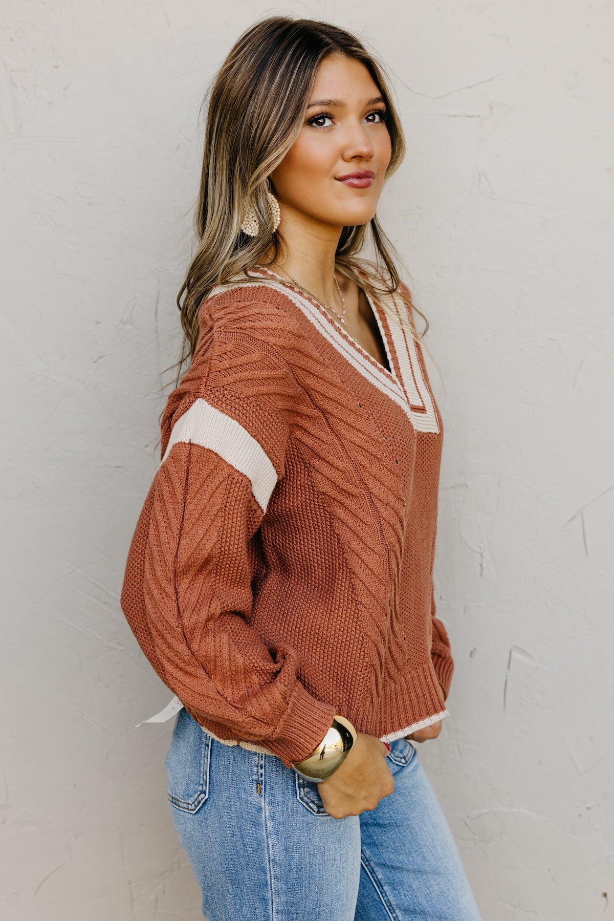 The Simone Cable Pullover Sweater