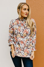 The Feasby Watercolor Floral Blouse