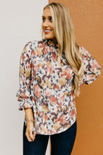 The Feasby Watercolor Floral Blouse