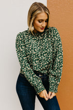 The Paityn Long Sleeve Ruffle Woven Top