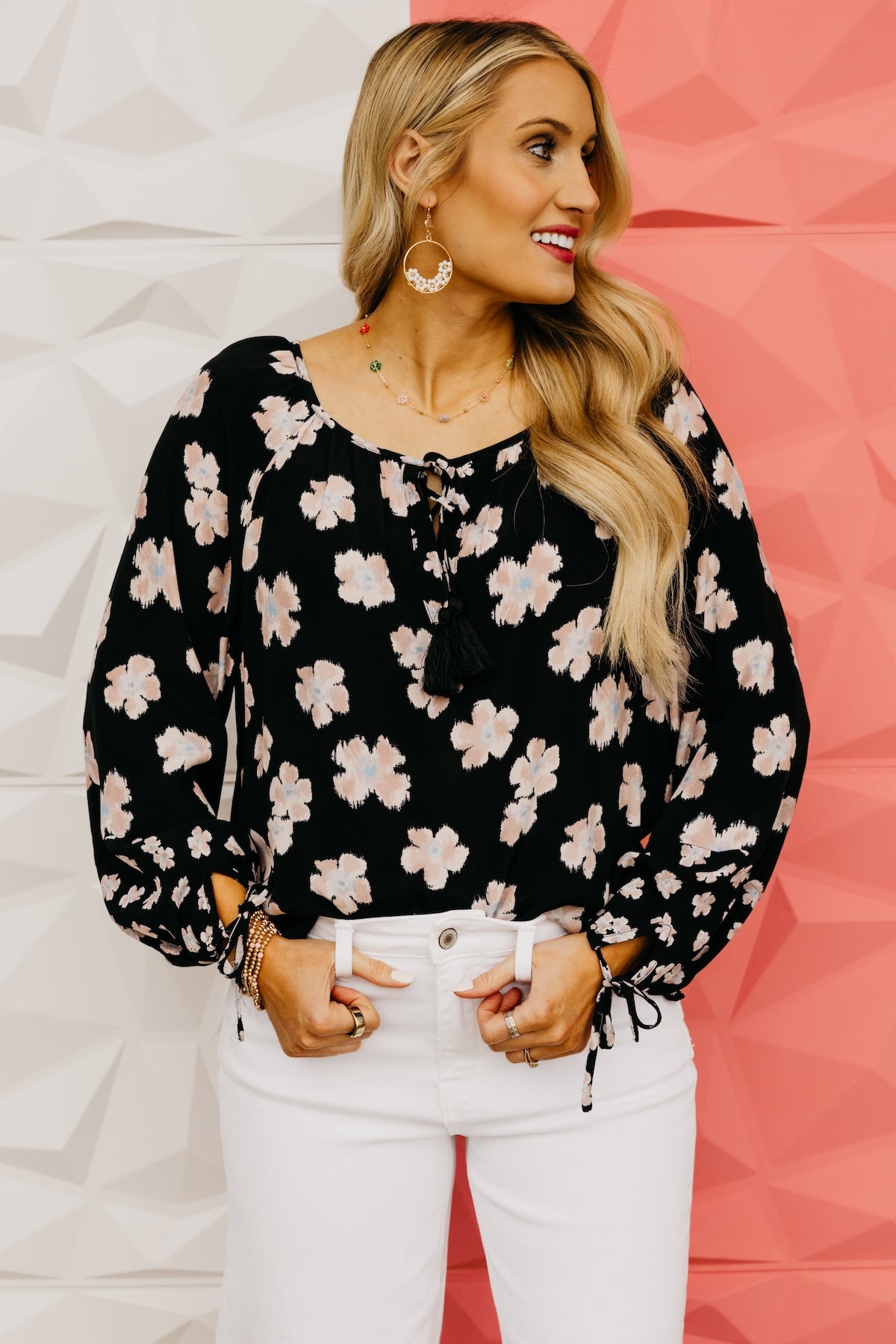 LoveStitch | The Aubriella Floral Blouse