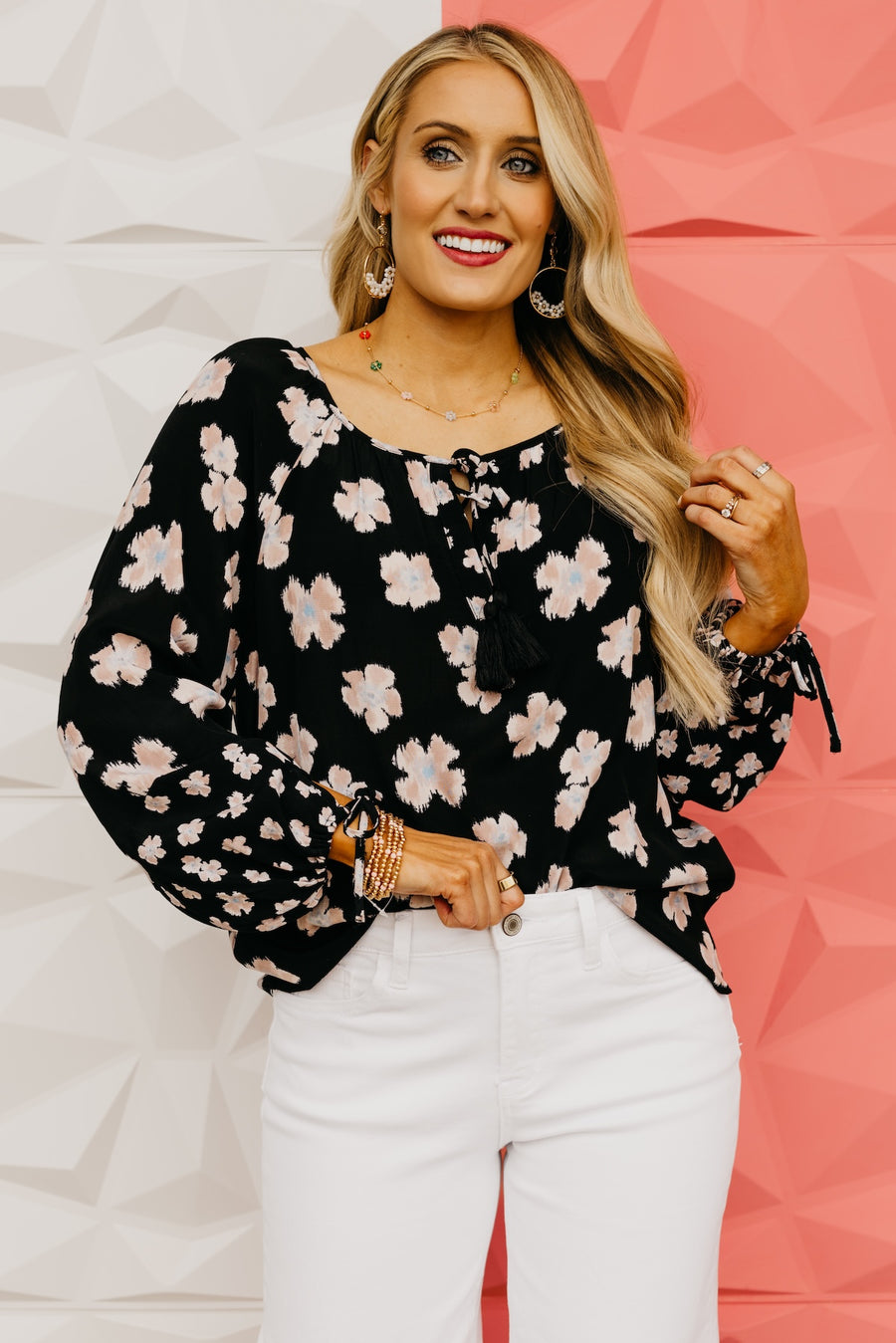 LoveStitch | The Aubriella Floral Blouse