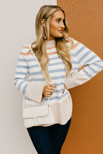 The Alberto Striped Bell Sleeve Sweater